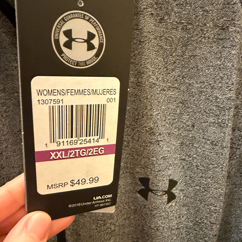 Under Armour Heather Gray Women's Pullover - Picture 2 of 5